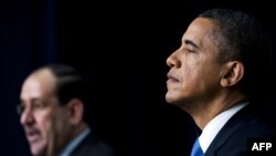 Барак Обама и премьер-министр Ирака Нури аль-Малики