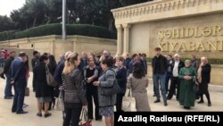 Qarabağ şəhidlərinin ailə üzvləri oktyabrın 16-da Şəhidlər Xiyabanında etiraz aksiyası keçiriblər