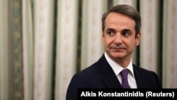 Kyriakos Mitsotakis was sworn in as prime minister just last month.