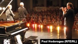 Pe scena festivalului Ethno Jazz, septembrie 2011