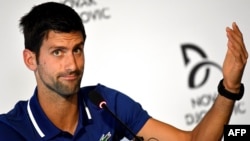 Serbian tennis player Novak Djokovic (file photo)