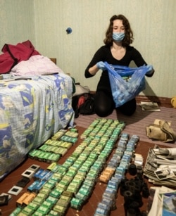 The discovered films laid out in a Ukraine guesthouse. Eder says what is published above is "the tip of the iceberg" and tens of thousands more images remain to be scanned, which will be published on his website in the coming days.