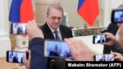 Russian Deputy Foreign Minister Mikhail Bogdanov (file photo)