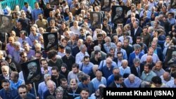 The funeral of Ebrahim Yazdi in Tehran on Thursday August 31, 2017.