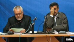 محمود احمدی‌نژاد و محمدرضا رحیمی
