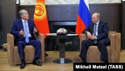 Алмазбек Атамбаев жана Владимир Путин, 14-сентябрь, 2017-жыл