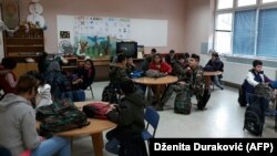 Djeca roditelja migranata u školskim klupama, Bihać