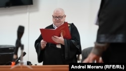 Judecătorul Igor Botezatu, la ședința de pronunțare a hotărârii în dosarul lui Dmitri Constantinov. Comrat, 26 decembrie 2025.