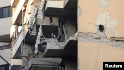 İsrailin Beyrutun cənub ətraf ərazilərinə hava hücumu.