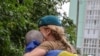 Автобус зі звільненими з російського полону українськими військовими