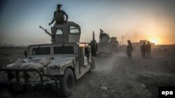 Іракські сили під час операції з відновлення контролю над Мосулом, 14 серпня 2016 року