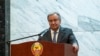 United Nations Secretary General Antonio Guterres speaks during a press conference at the President of Mozambique's Office on July 11, 2019 in Maputo. (Photo by Wikus DE WET / AFP)