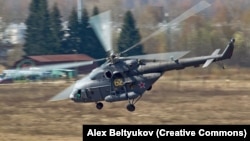 Ми-8 тик учагы (Иллюстрациялык сүрөт)