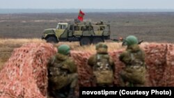 Exerciții militare comune ale armatei transnistrene și ale armatei ruse, GOTR, noiembrie, 2019