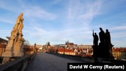Карлів міст, Прага, 16 березня 2020 року