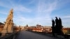 Прага, Карлаў мост, першы дзень карантыну, 16 сакавіка 2020