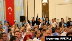 Участники конгресса крымских татар в Анкаре, 1-2 августа 2015 г.