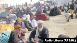 File Photo of displaced families from Ghour and Badghis provinces in Herat.