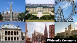 Австри - Вена-гlалахь (Rathaus, Schloss Schönbrunn, Riesenrad, Staatsoper, Stephansdom, Kunsthistorisches Museum)
