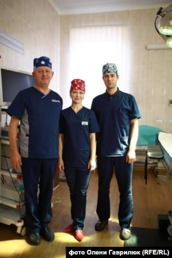 Олена Гаврилюк із колегами