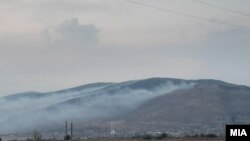 Пожар на Скопска Црна Гора.