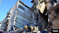 На месте взрыва в городе Магнитогорске