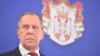 Šef diplomatije Rusije Sergej Lavrov i predsednik Srbije Aleksandar Vučić, Beograd (15. decembar)