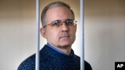 Paul Whelan appears in court in Moscow during his trial in 2019.