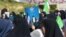 تصویر علی خامنه‌ای، رهبر کشته‌شدهٔ جمهوری اسلامی، در یک مراسم حکومتی در کرج