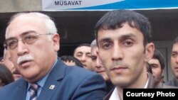 Sarvan Davudoğlu İsa Qəmbərlə görüş zamanı