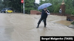 Наводнение в Ялте, 18 июня 2021 года 