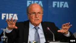 FIFA President Joseph "Sepp" Blatter canceled a speech on May 28 at a soccer medical conference.