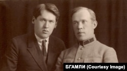 Владимир с братом Вячеславом в Москве, 1926 год