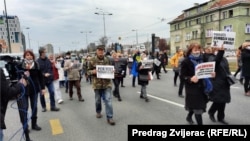 Protestna šetnja u Sarajevu, 17. april 2021.