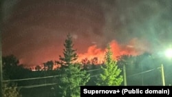 Пожар на территории Балаково, 14 октября 2026 года