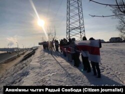 Цепи солидарности в Минске