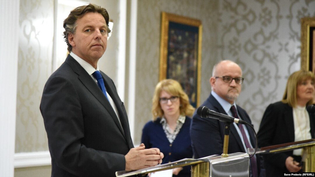 Bert Kunders (Bert Koenders) ministar vanjskih poslova Holandije i Srđan Darmanović, crnogorski šef diplomatije