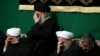 Iran's Supreme Leader Ali Khamenei (C), Iranian President Hassan Rouhani(2nd R) and the top IRGC commander Mohammad Ali Jafari, in a religious ceremony in Tehran on March 2, 2017.