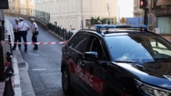 Поліція в Монако на вулиці Rue Révérend Père Louis Frolla після вибуху біля будинку, внаслідок якого постраждав бізнесмен із Дніпра Вадим Єрмолаєв