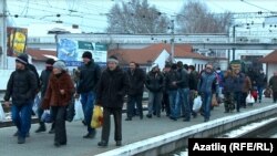 Прыхільнікі Януковіча на адной з акцыяў. Архіўнае фота