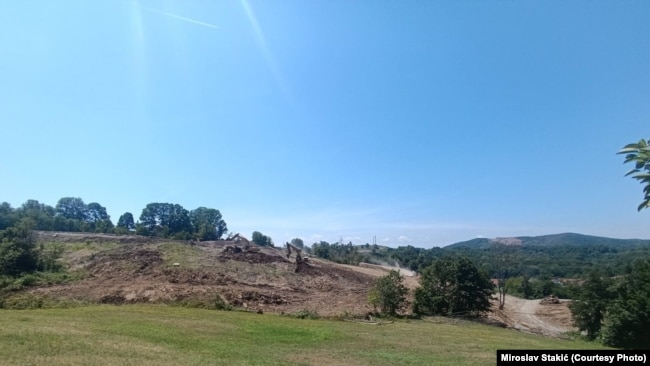 Devastacija u Bukovoj Kosi proizvedena radom rudarskih mašina.