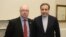 تصویری که سفیر ایران در لندن از دیدار آلیستر برت با عباس عراقچی منتشر کرده است