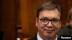 Serbian President Aleksandar Vucic (file photo)