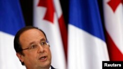 Francois Hollande në Tbilisi