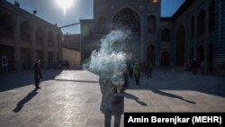 نمایی از حرم شاه‌چراغ در شیراز