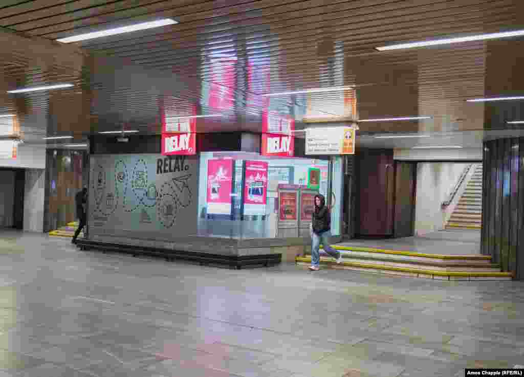  A plaque to Vladimir Lenin inside a metro station that was called Leninova when this 1978 photo was taken.&nbsp;The quote alongside the plaque comes from a propaganda poem: &quot;None are more alive than Lenin in this world.&nbsp;Our strength, our wisdom are the surest of weapons.&quot; &nbsp; This plaque reportedly still lurks among the cobwebs and cables behind the newsstand in the station now named Dejvicka. &nbsp; 