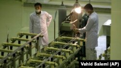 La o facilitate de producție a uraniului îmbogățit în Iran (9 aprilie 2009)