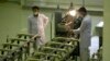 Iranian technicians work at a facility near the city of Isfahan that produces uranium fuel. (file photo)