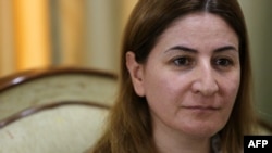 Lawmaker Vian Dakhil was in Washington to testify at a Senate subcommittee hearing on the Islamic State group. (file photo)