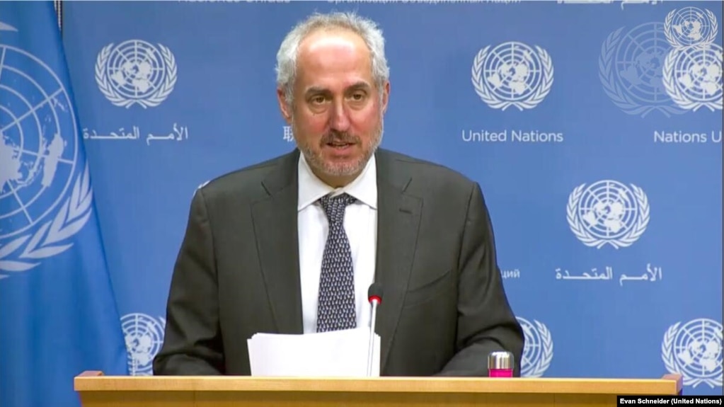 UN spokesman Stephane Dujarric: “Those responsible must be held to account.” (file photo)
